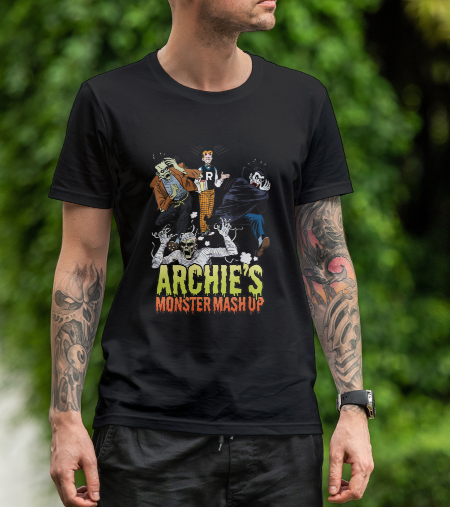 Archie's Monster Mash Up With Classic Movie Creatures 1722483 T-Shirt