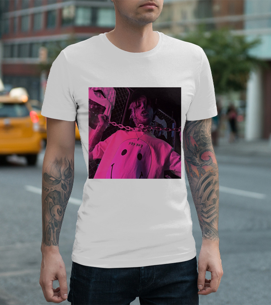Sad Boy Lil Peep Merch Classique Chain Smiley T-Shirt