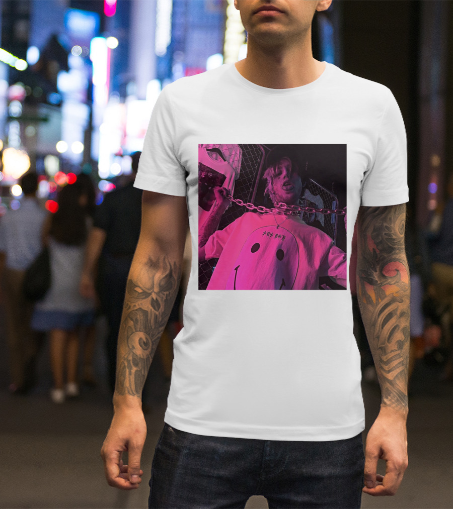 Sad Boy Lil Peep Merch Classique Chain Smiley T-Shirt