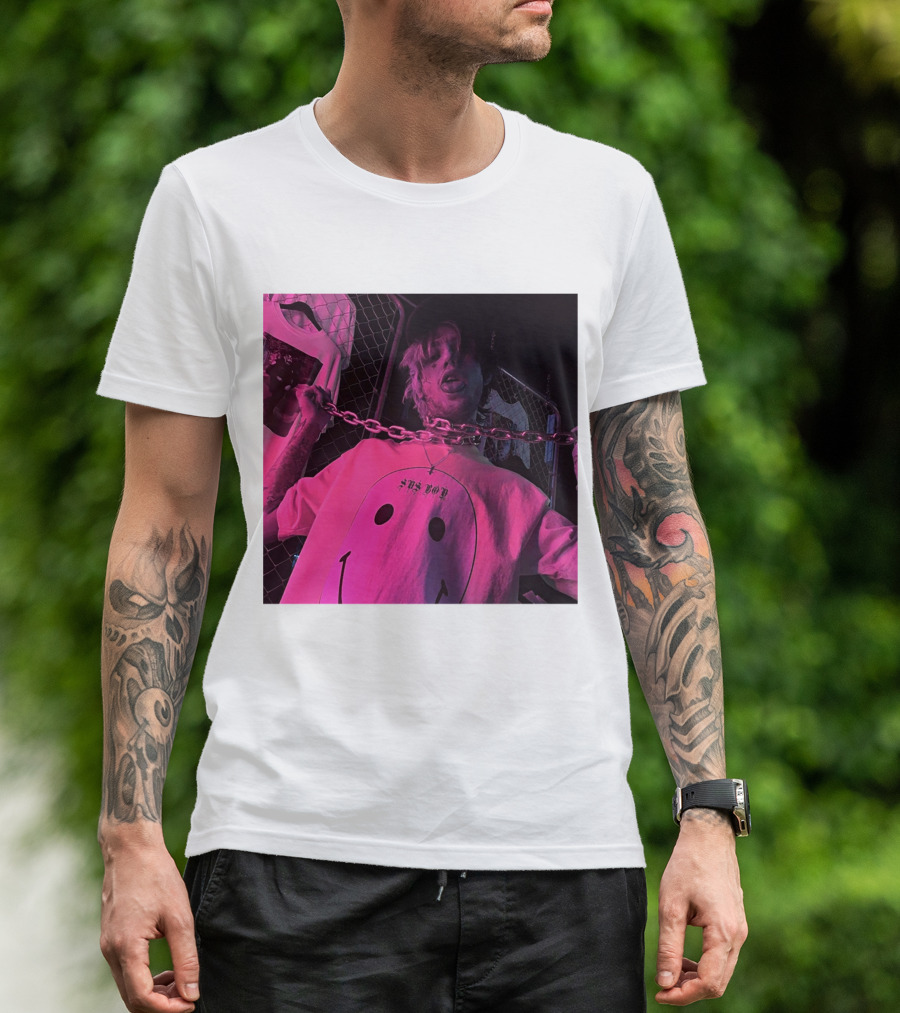 Sad Boy Lil Peep Merch Classique Chain Smiley T-Shirt