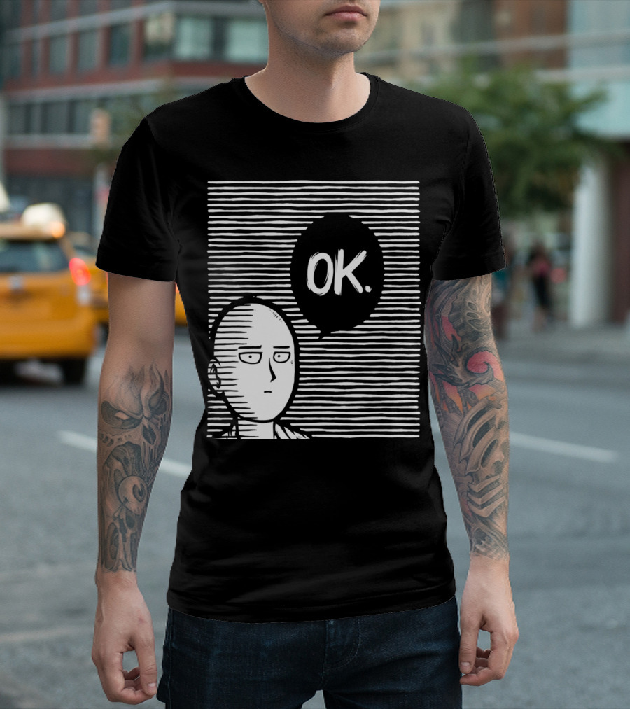 One Punch Man OK Comic T-Shirt