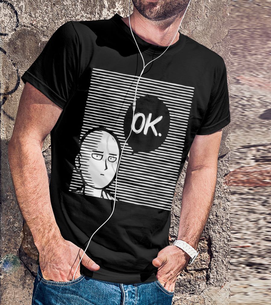 One Punch Man OK Comic T-Shirt