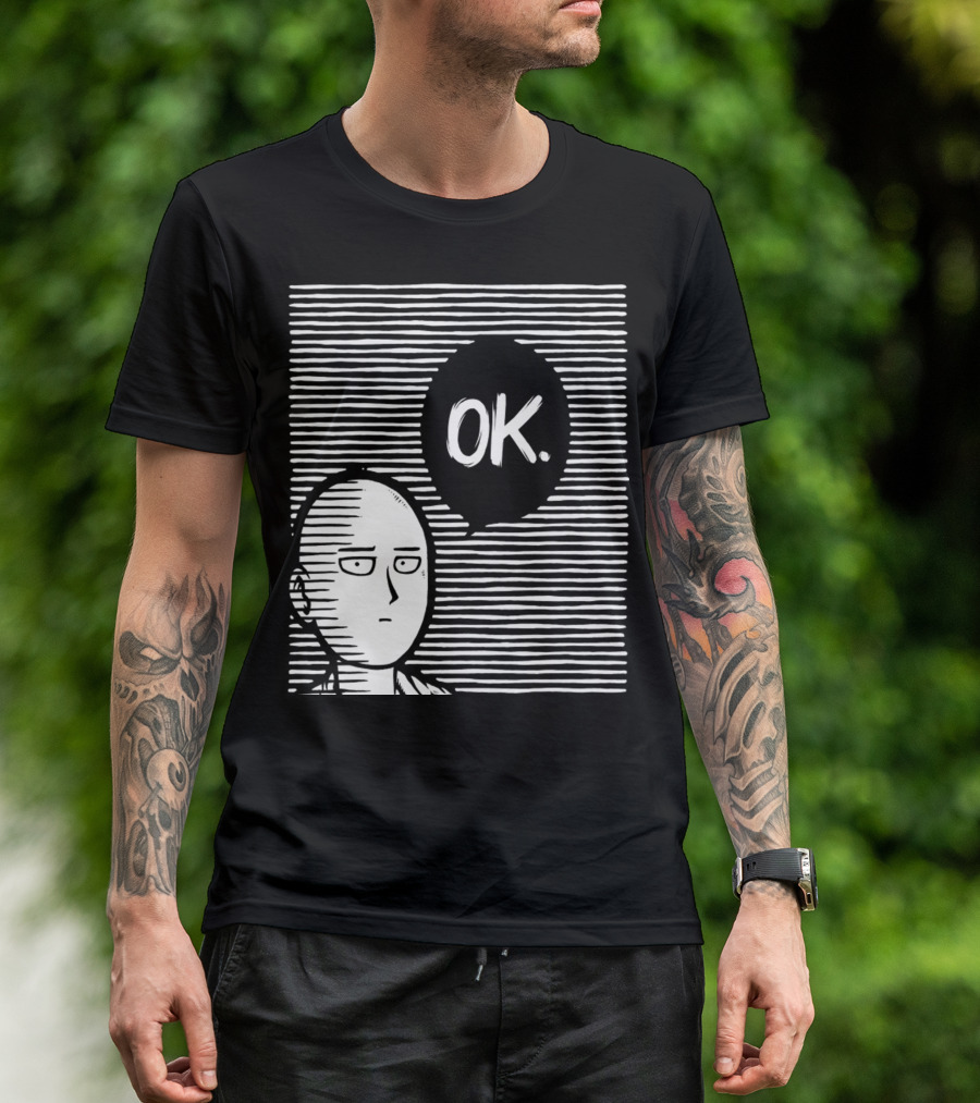 One Punch Man OK Comic T-Shirt