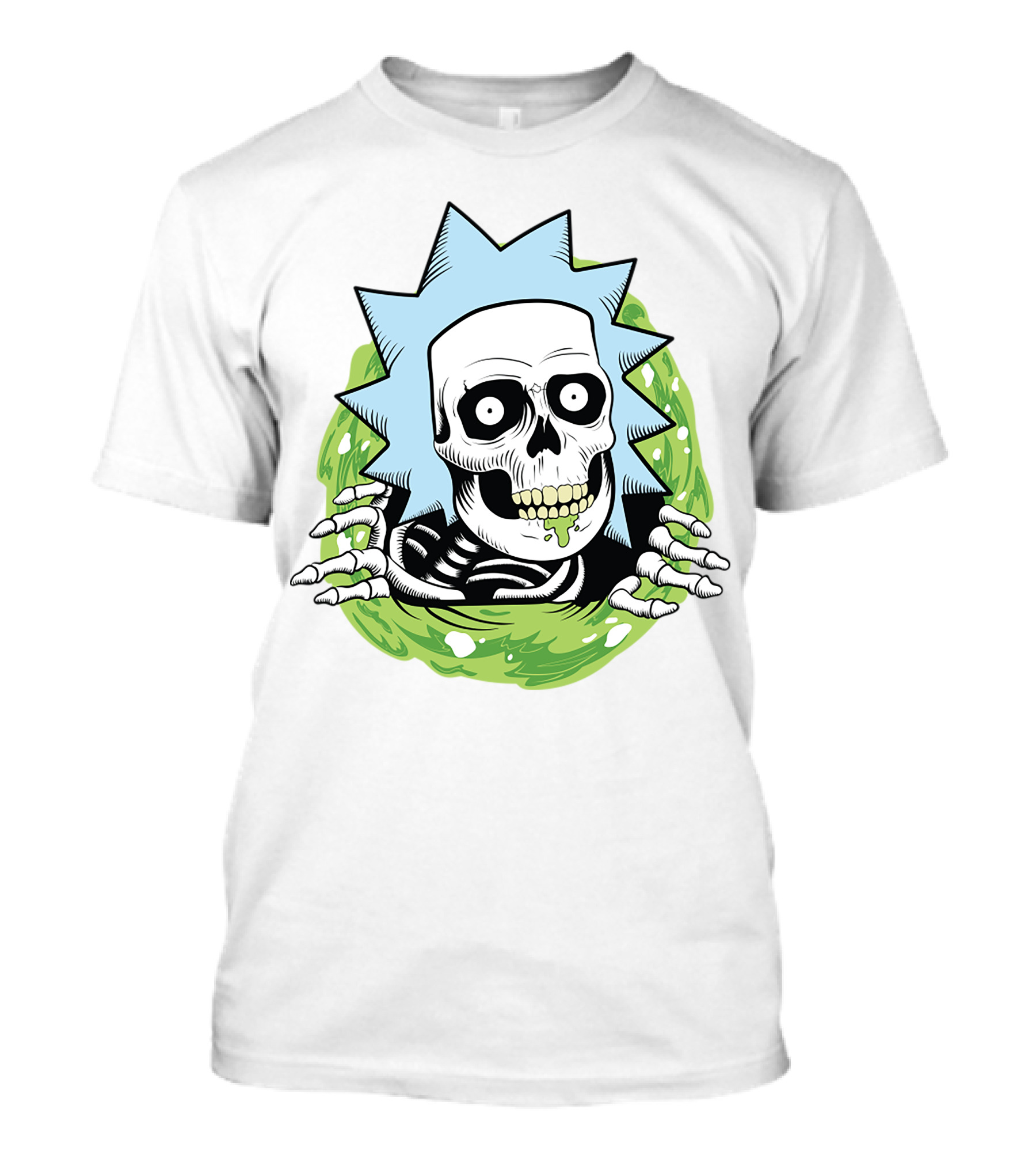 Rick And Morty Skull Portal Rick T-Shirt