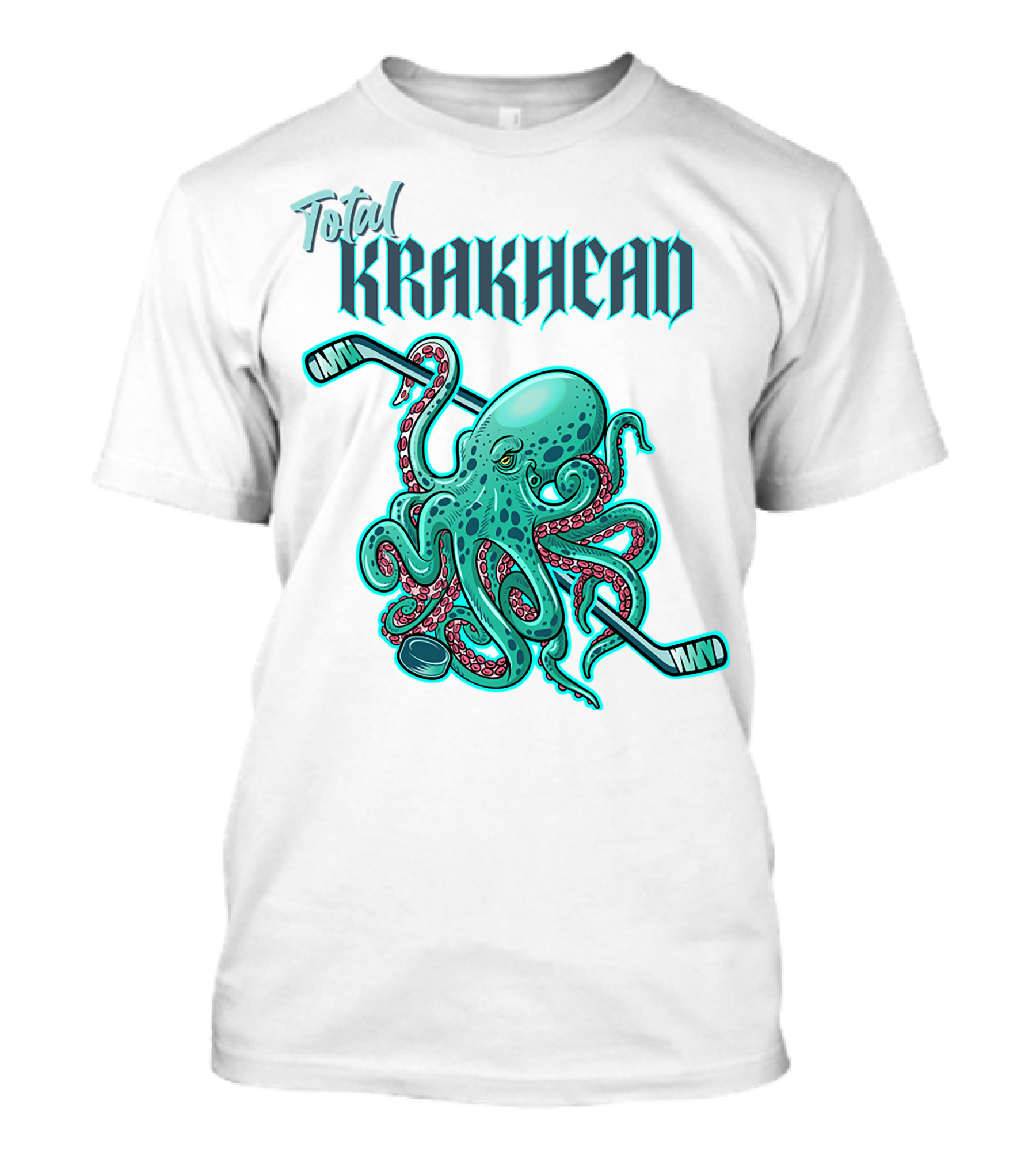 Total Krakhead Seattle Kraken Hockey Tentacles T-Shirt