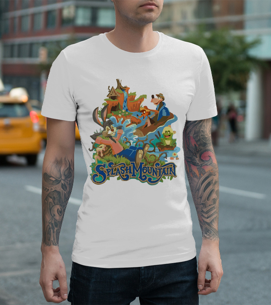 Splash Mountain Disney Characters Adventure T-Shirt
