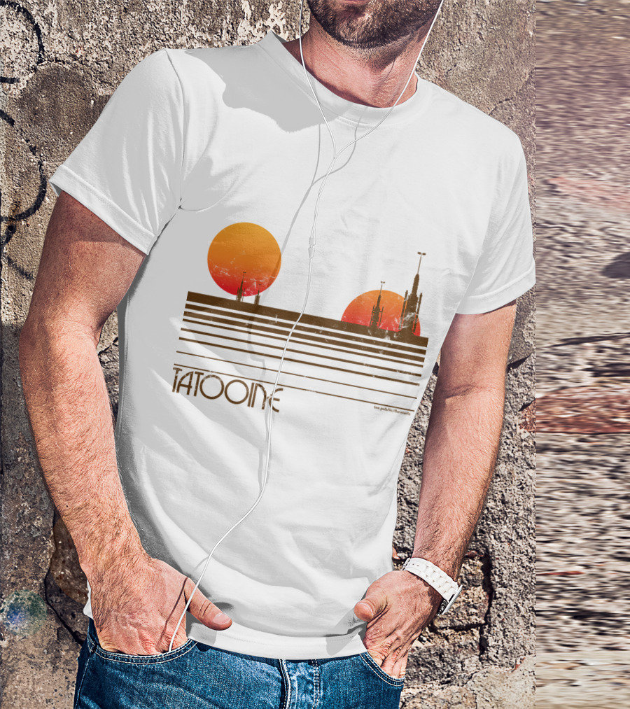 Star Wars Tatooine Sunset Twin Suns T-Shirt