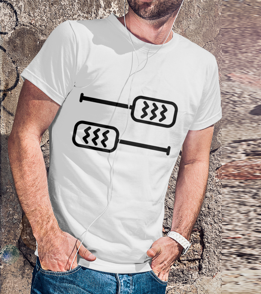 Tribal Symbols Boho Zigzag T-Shirt