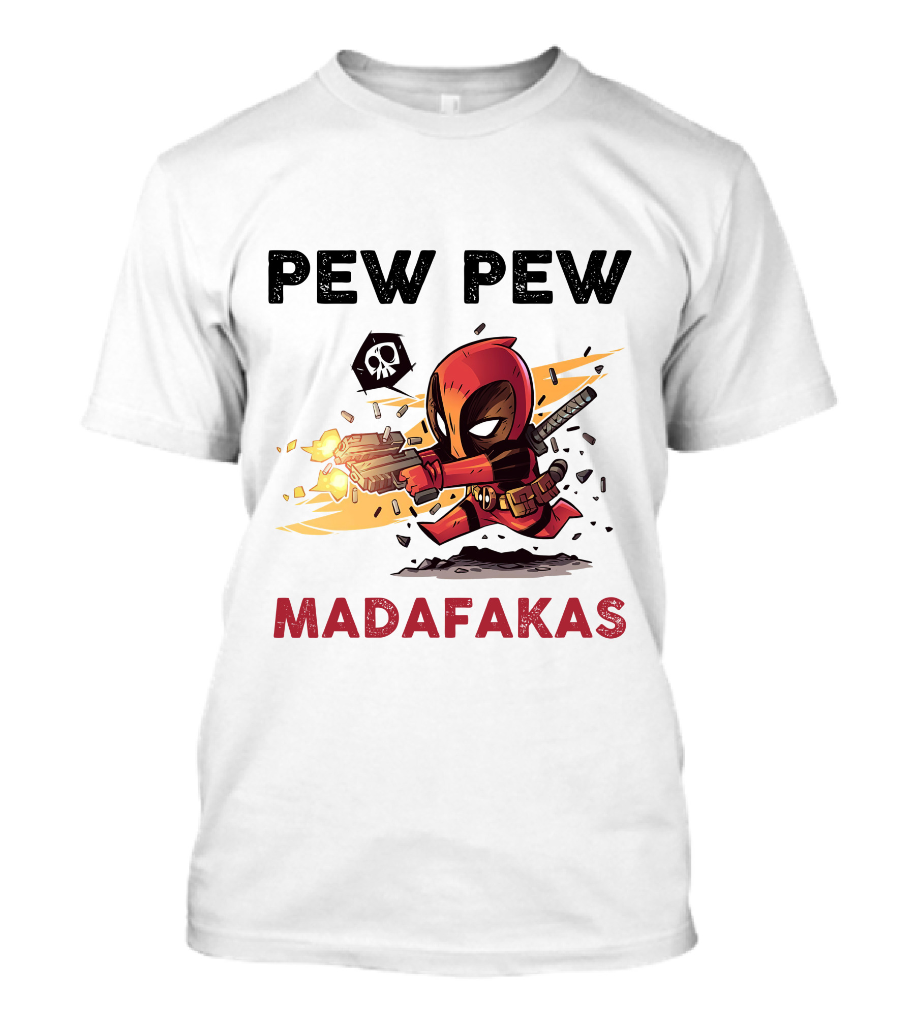 Pew Pew Madafakas Deadpool T-Shirt