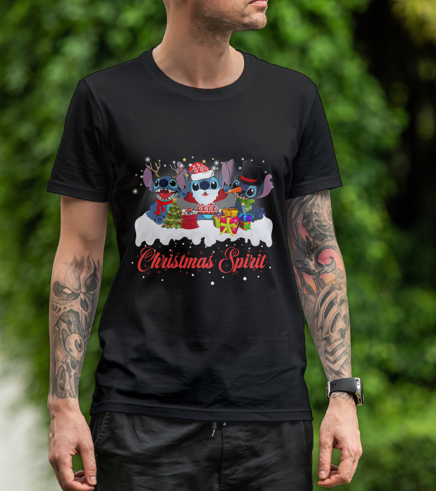 Christmas Spirit Stitch Premium GC818 T-Shirt