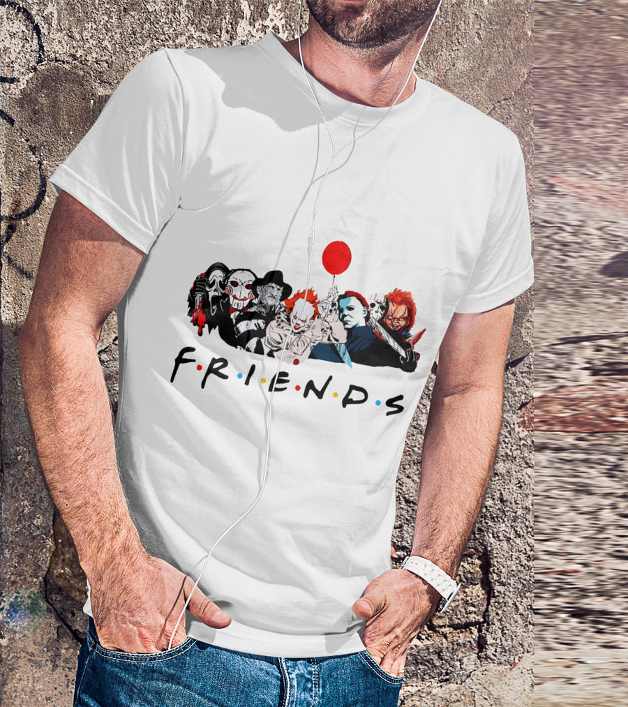 Friends Horror Icons Gathering GC865 T-Shirt