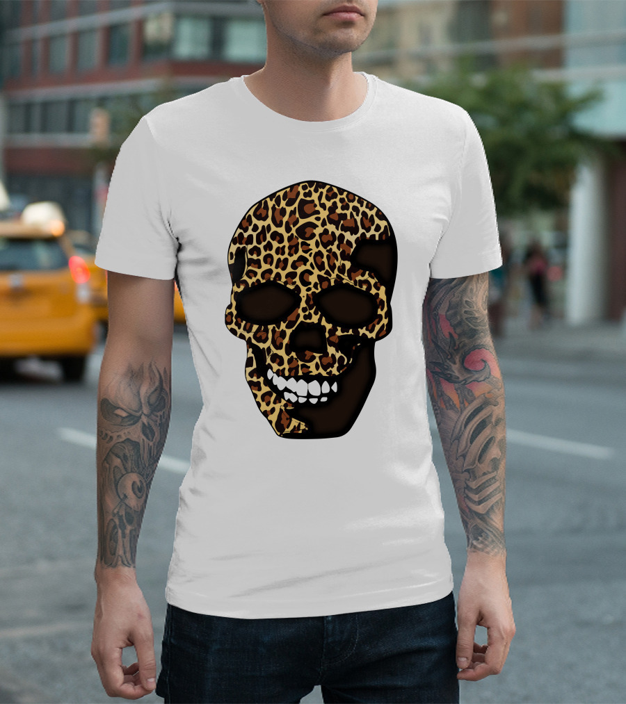 Skull Leopard T-Shirt