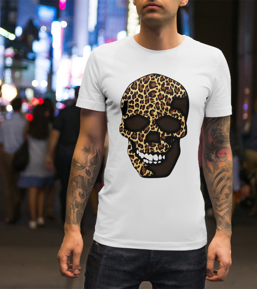 Skull Leopard T-Shirt
