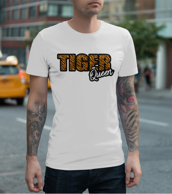 Tiger Queen Crowned With Stripes T-Shirt