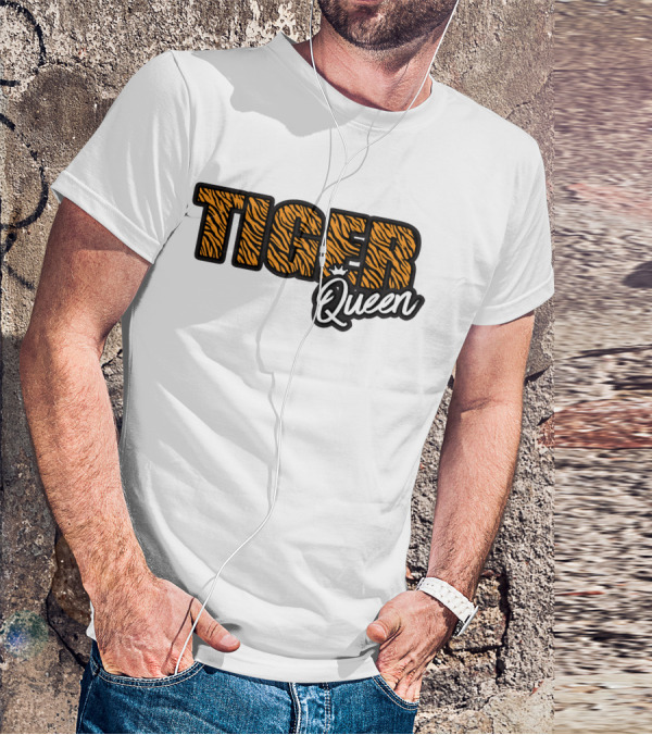 Tiger Queen Crowned With Stripes T-Shirt
