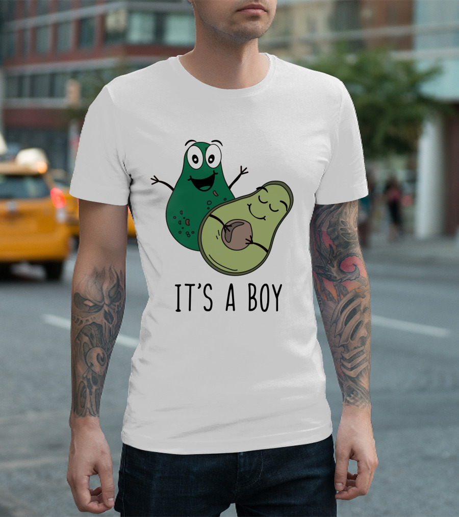 It's A Boy Avocado T-Shirt