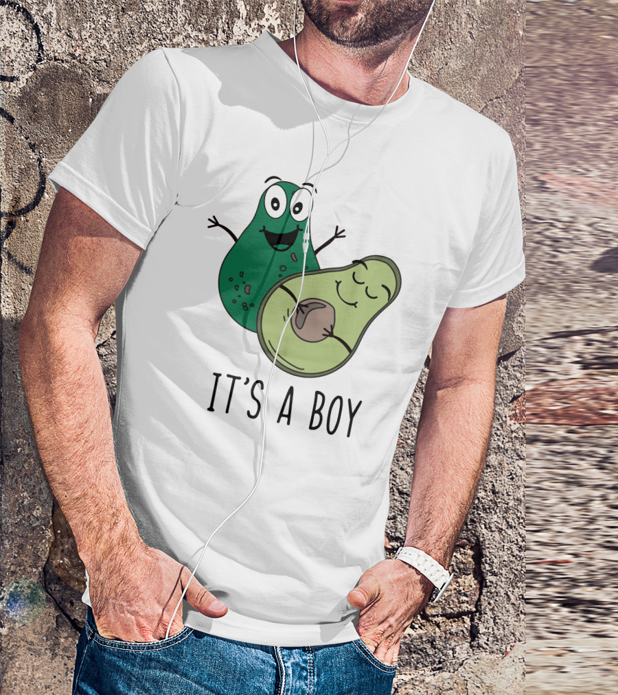 It's A Boy Avocado T-Shirt