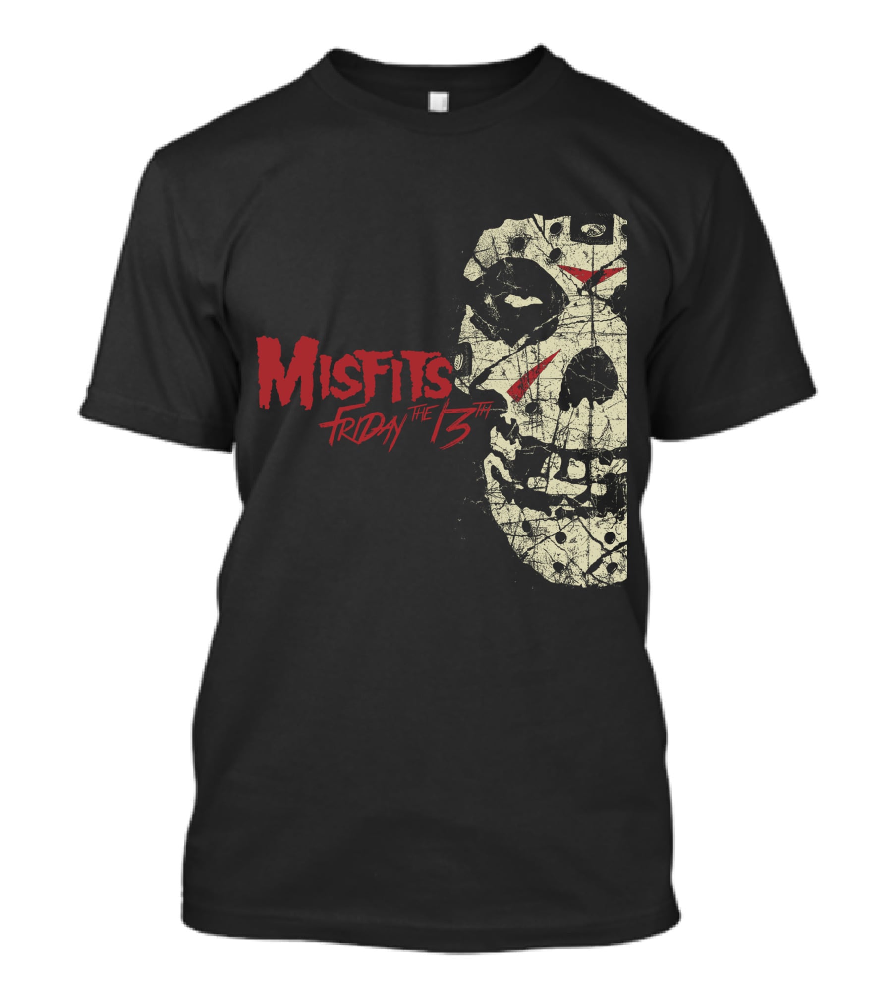 Misfits Friday The 13th Skull Horror Punk Crossover T-Shirt