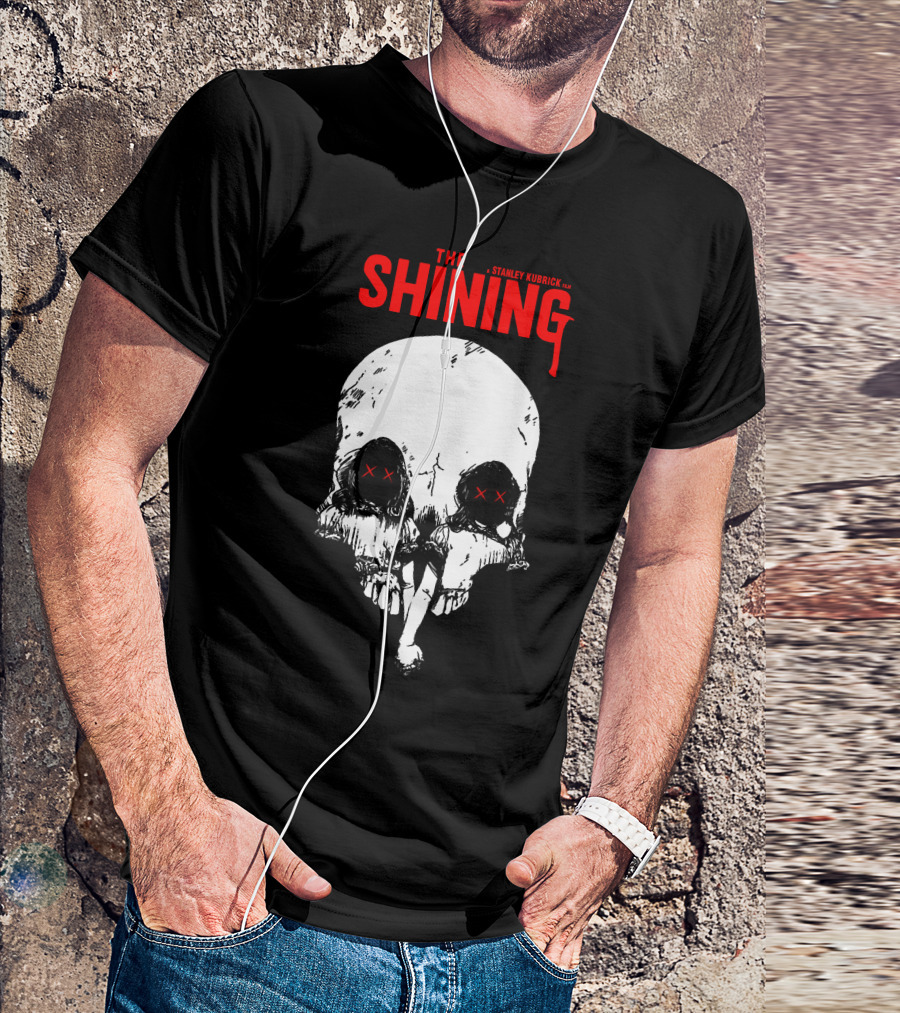 THE SHINING FRIDAY THE 13TH STANLEY KUBRICK SKULL TWINS T-Shirt