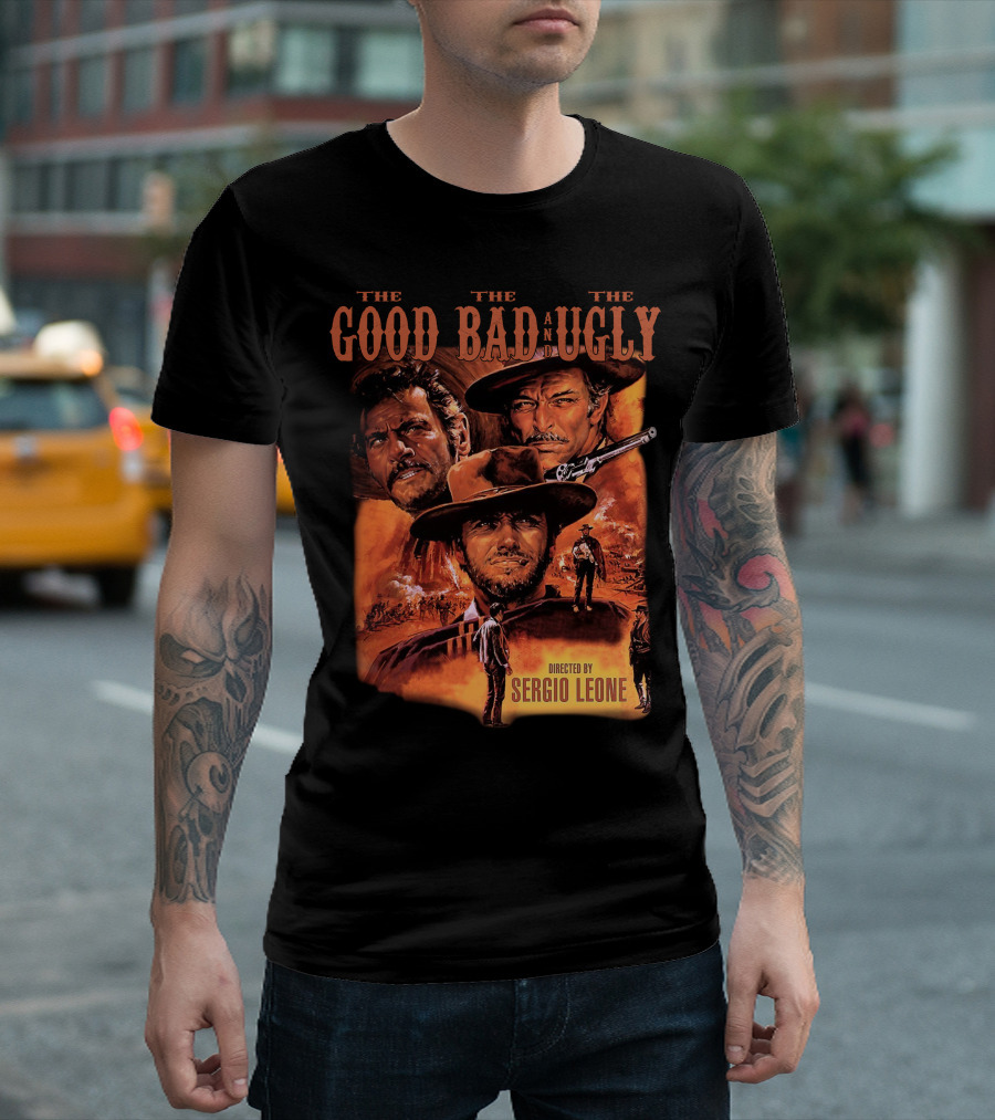 The Good the Bad and the Ugly Directed by Sergio Leone T-Shirt