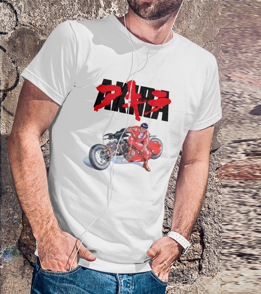 AKIRA Iconic Kaneda And Motorcycle Scene T-Shirt