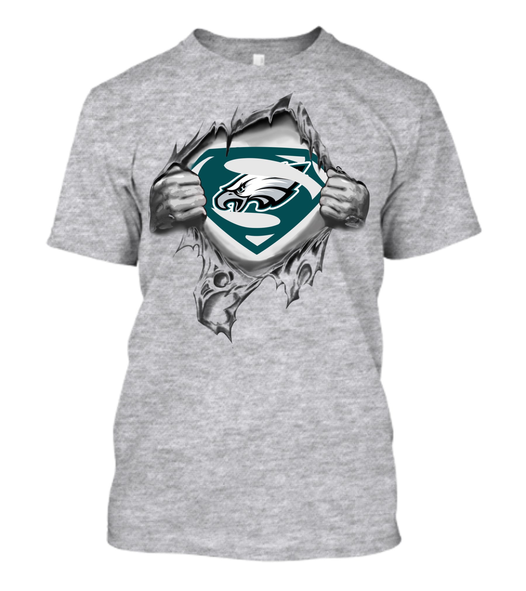 Philadelphia Eagles Superman Logo Reveal T-Shirt