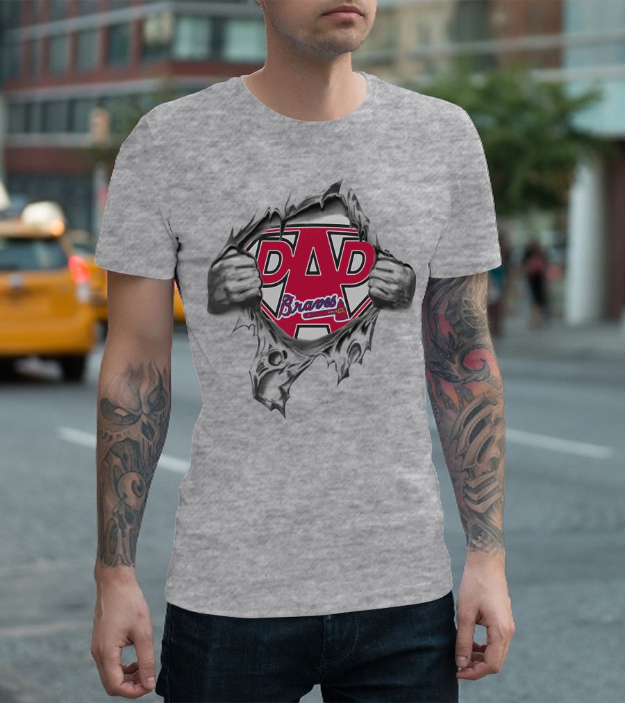 Atlanta Braves Super Dad T-Shirt