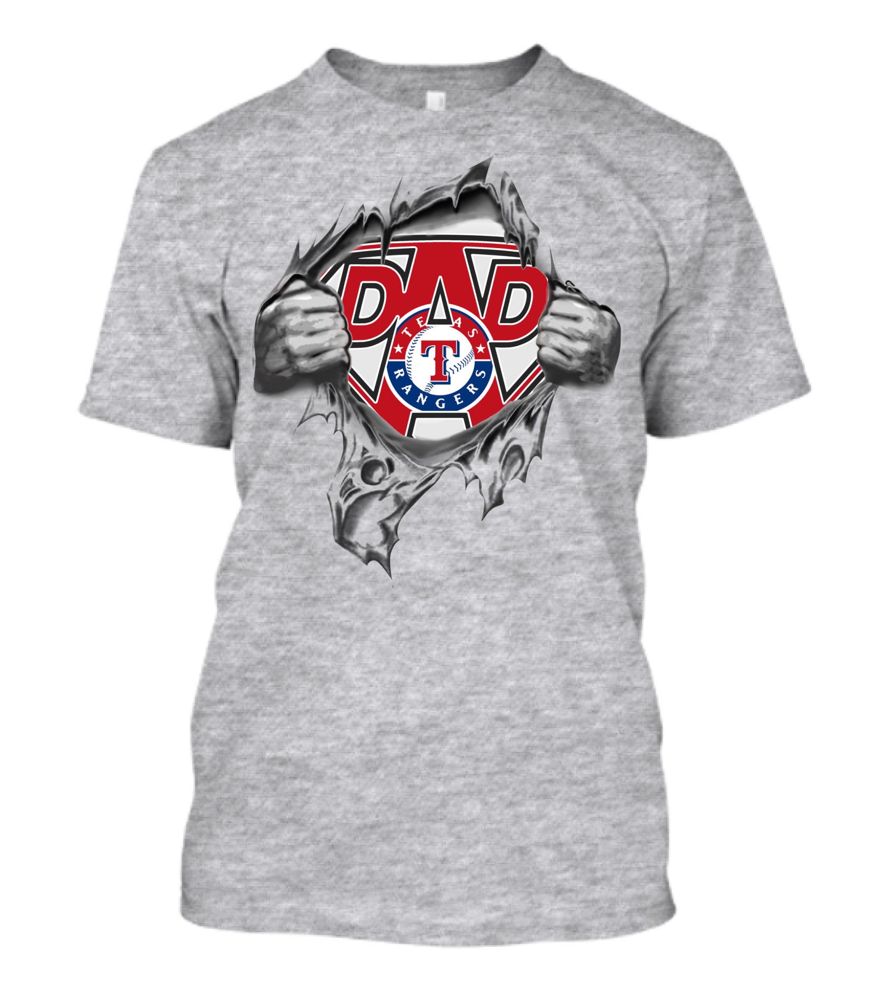 Texas Rangers Super Dad T-Shirt