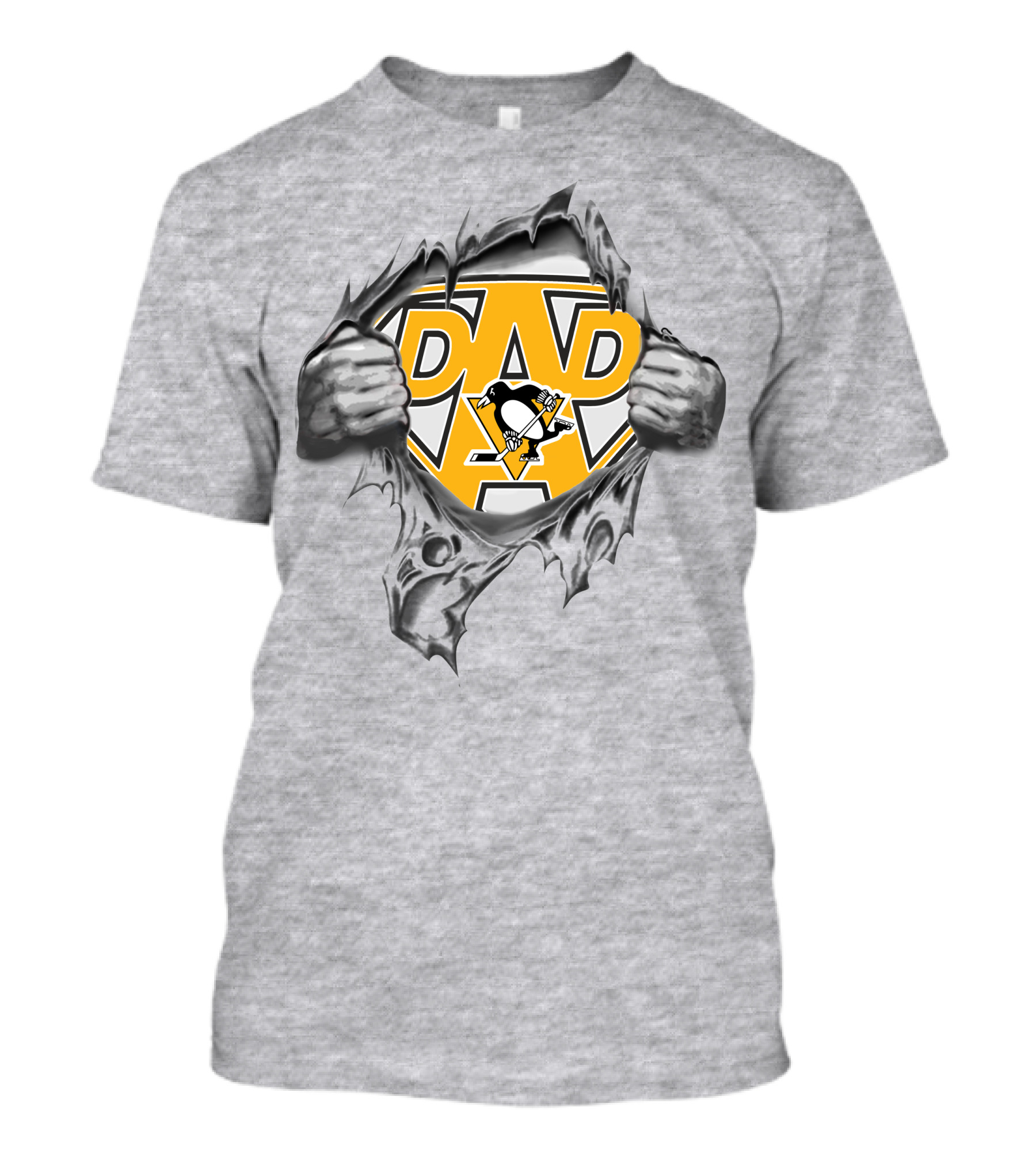 Pittsburgh Penguins Super Dad Comic T-Shirt