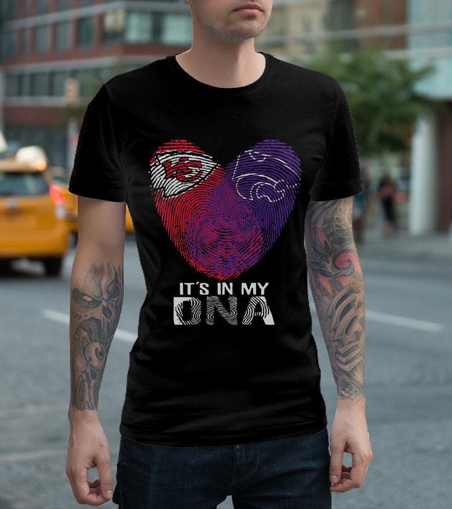 Kansas Chiefs Wildcats It's In My DNA T-Shirt
