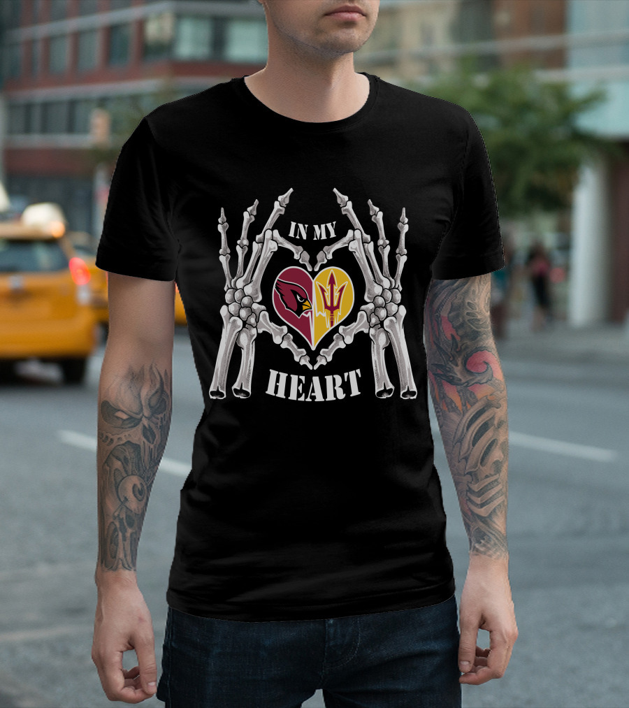 In My Heart Cardinals Arizona State T-Shirt