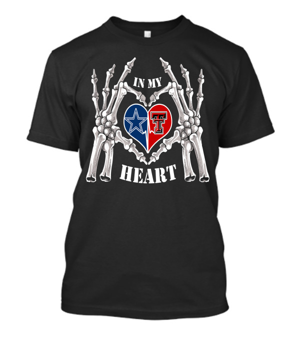 Dallas Cowboys Texas Tech In My Heart T-Shirt