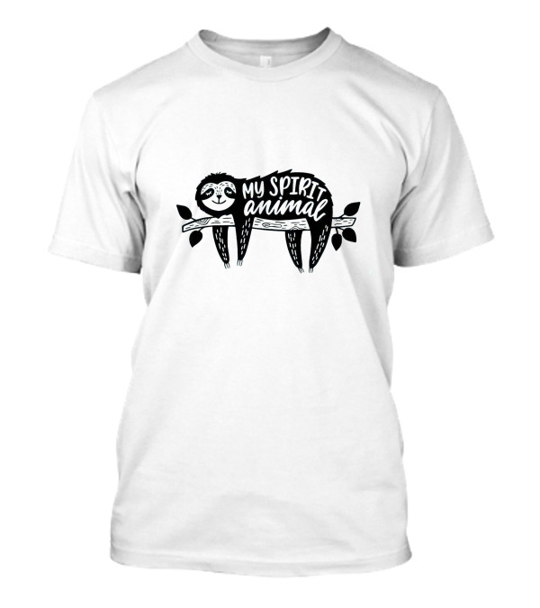 My Spirit Animal Sloth On Branch T-Shirt