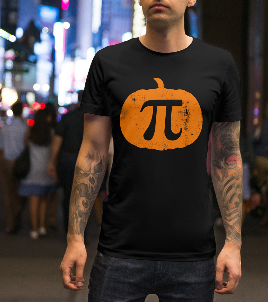 Pumpkin Pi Funny Math Lover Pie T-Shirt