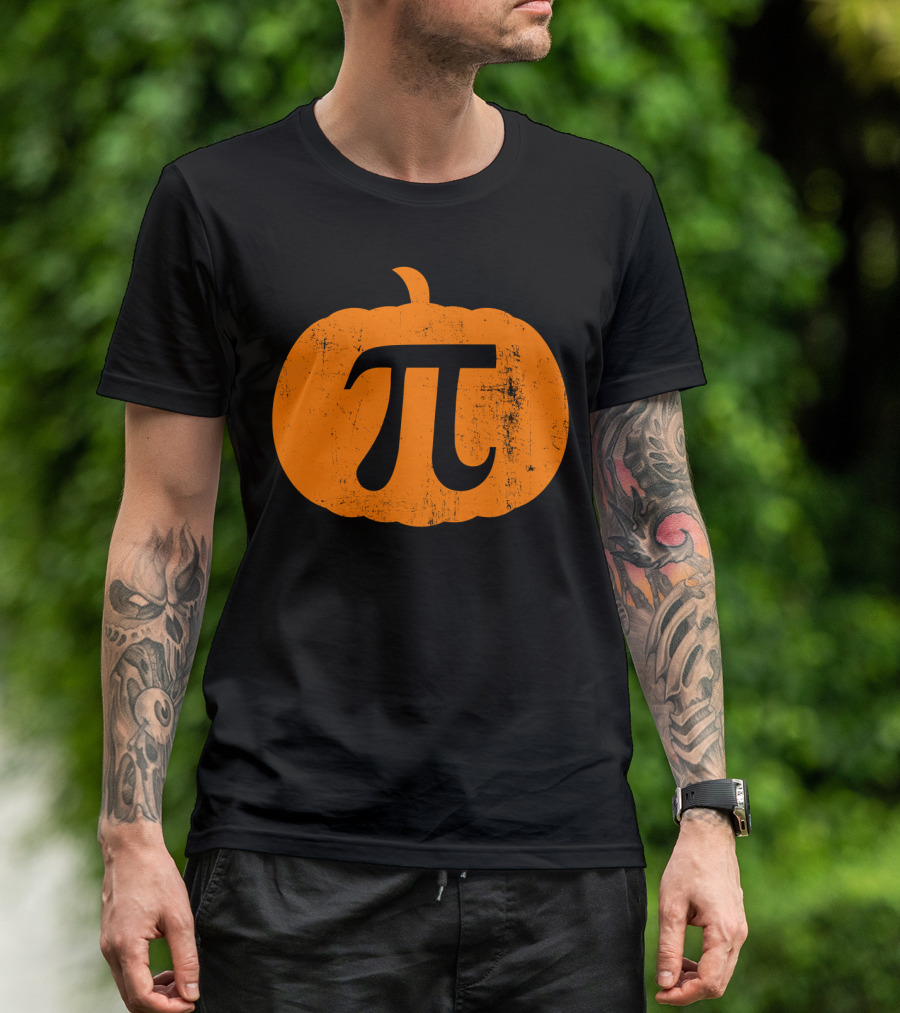 Pumpkin Pi Funny Math Lover Pie T-Shirt