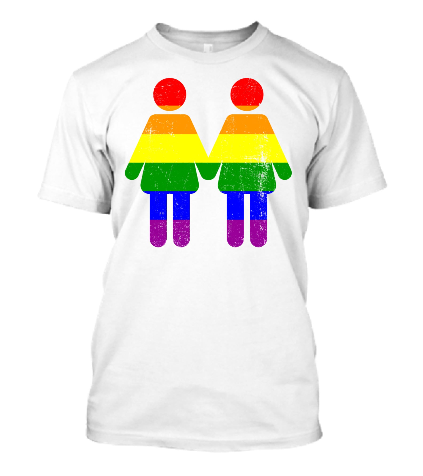 Love Is Love No Matter Lesbian Pride Rainbow Couple T-Shirt