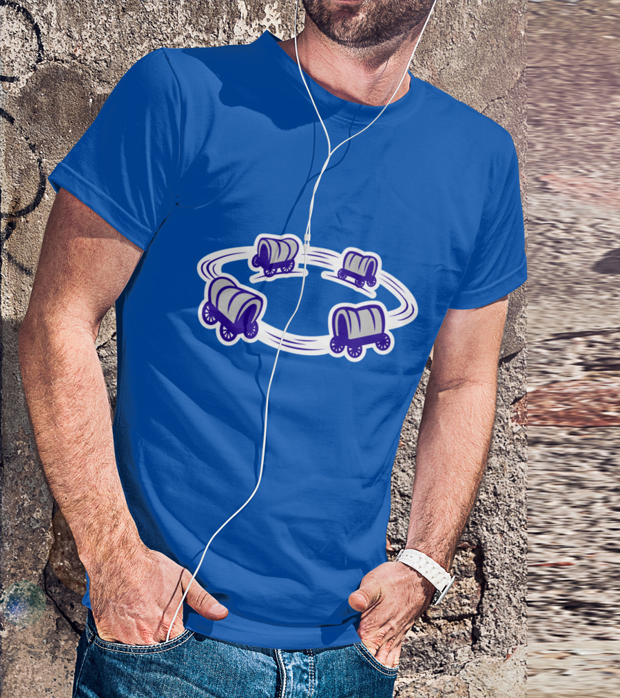 Circle The Wagons Buffalo Football Team Inspired Concept T-Shirt