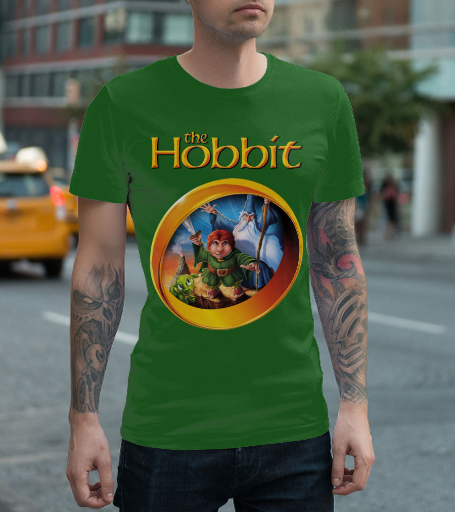 The Hobbit Gandalf Bilbo Baggins Adventure Ring T-Shirt