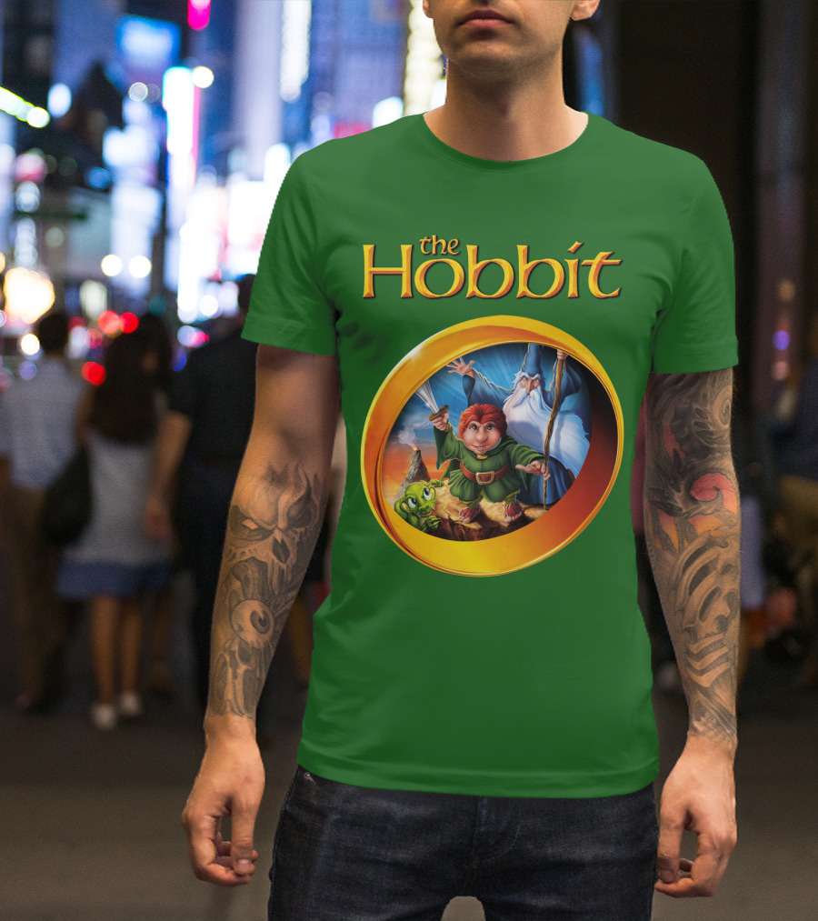 The Hobbit Gandalf Bilbo Baggins Adventure Ring T-Shirt