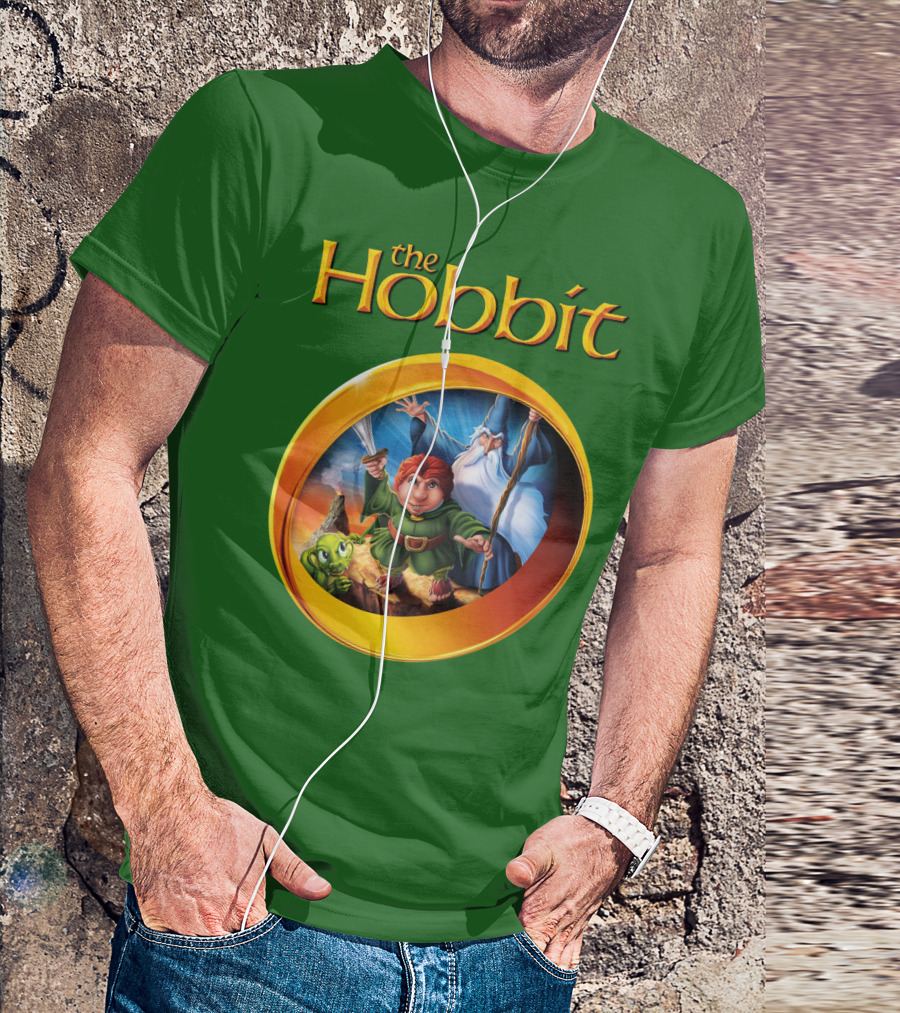 The Hobbit Gandalf Bilbo Baggins Adventure Ring T-Shirt