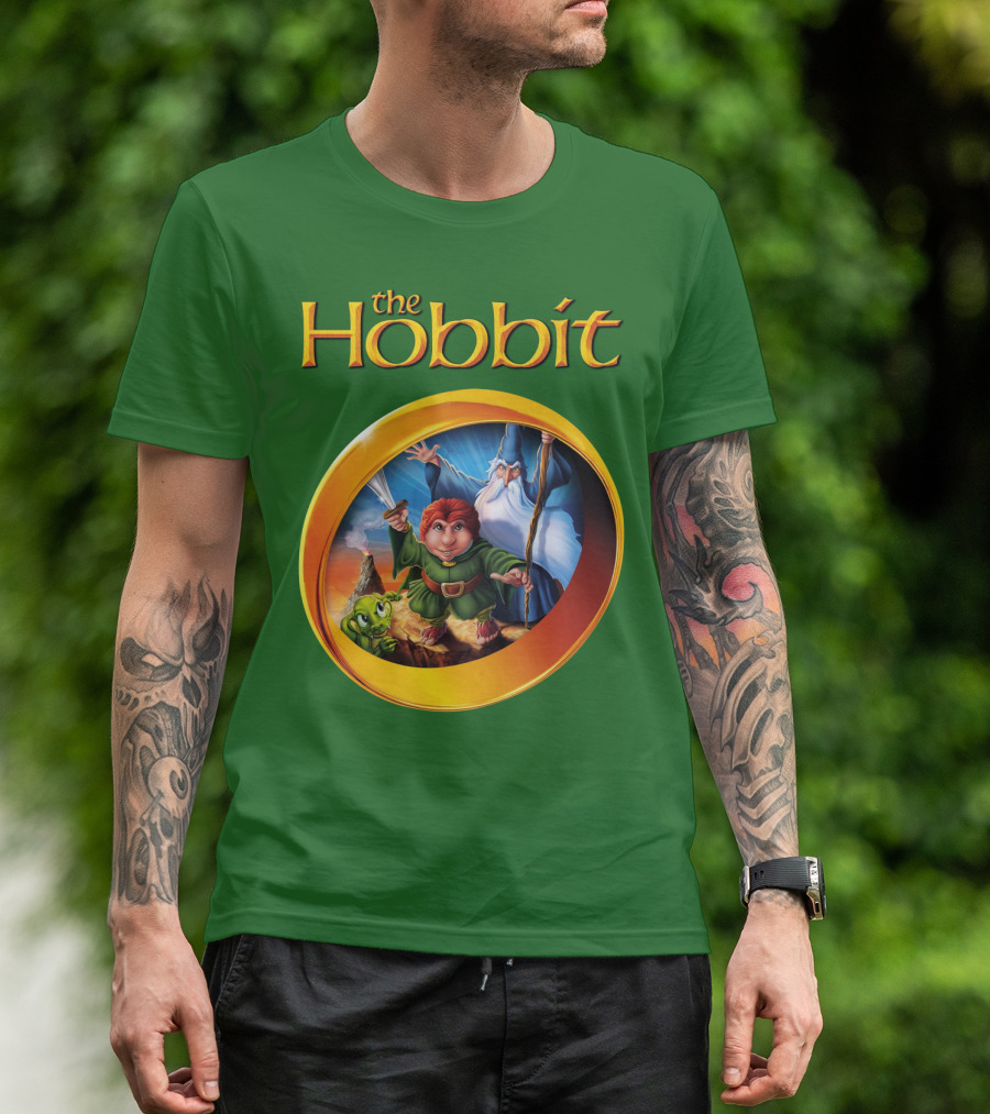 The Hobbit Gandalf Bilbo Baggins Adventure Ring T-Shirt