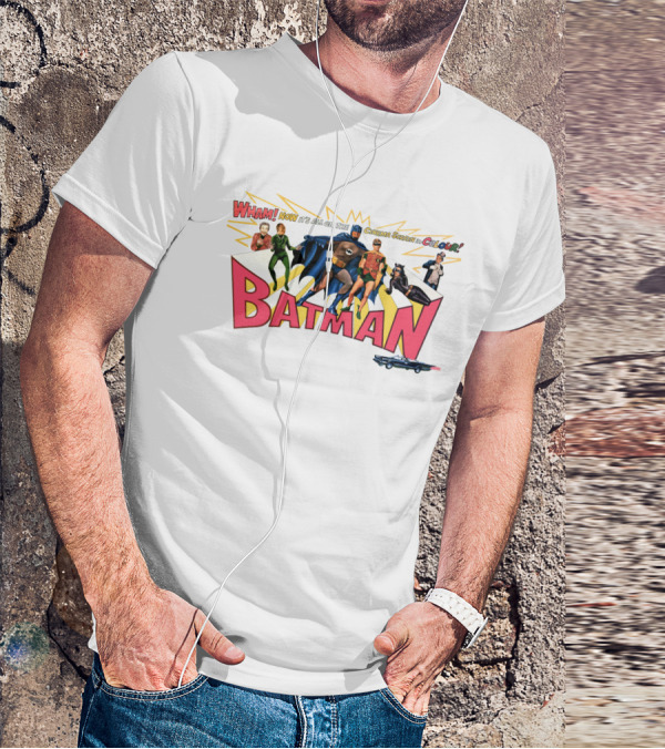 WHAM Now It's All On The Cinema Screen In Colour Batman T-Shirt