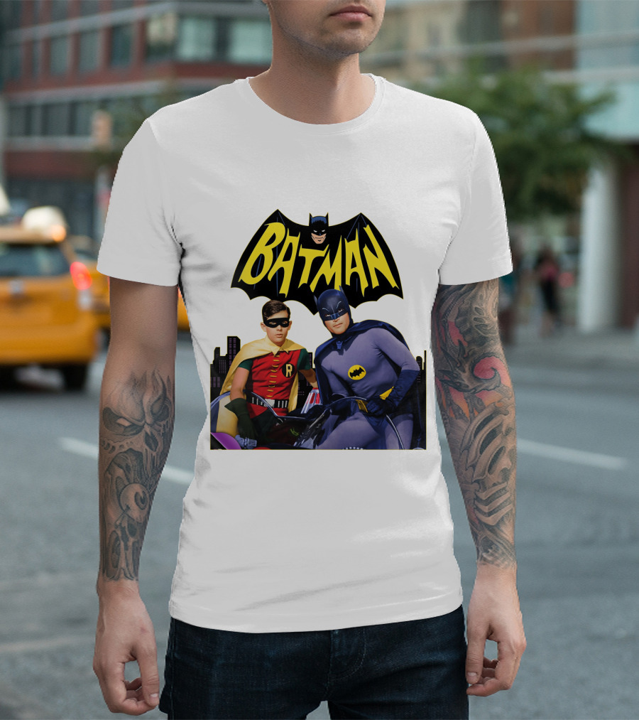 Batman Robin Classic TV Series Duo T-Shirt