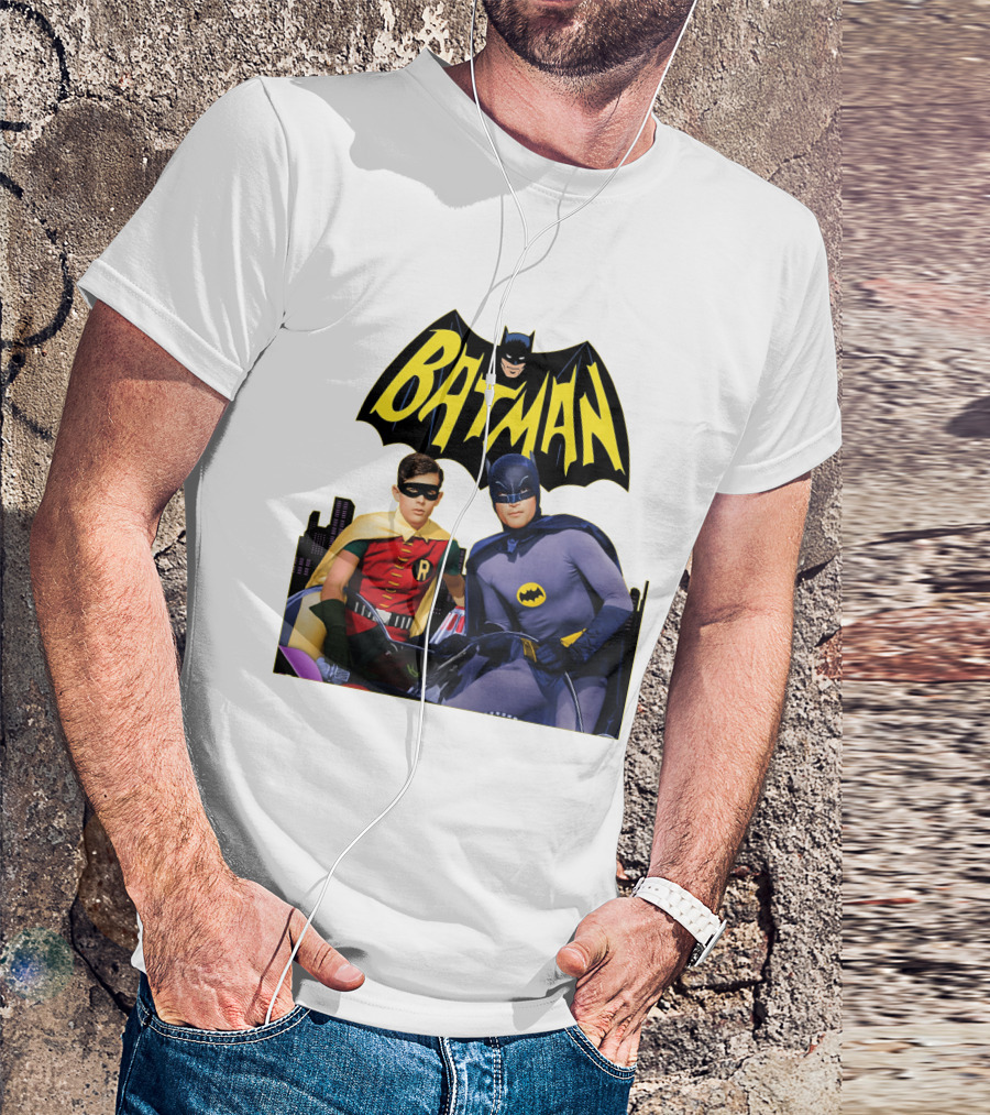 Batman Robin Classic TV Series Duo T-Shirt