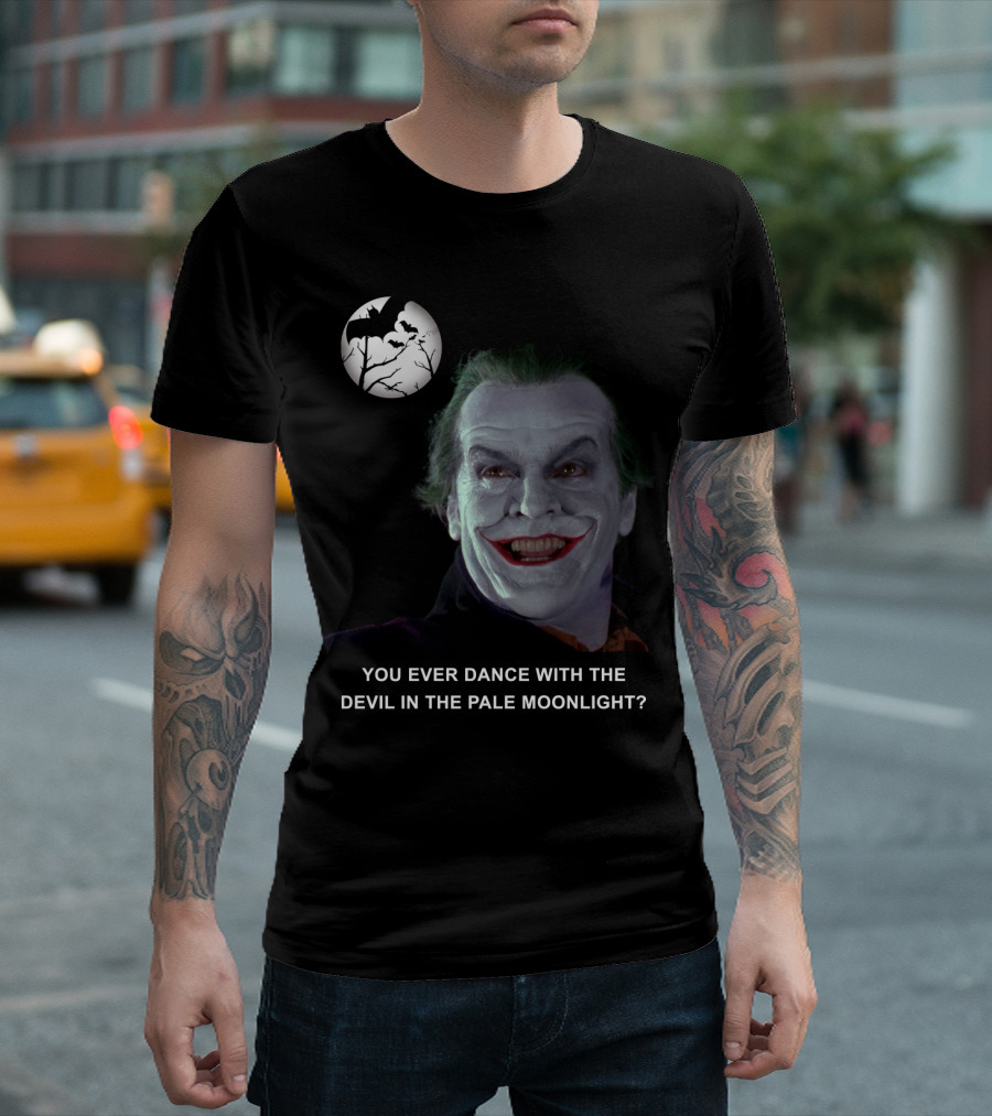 Joker Batman Jack Nicholson Smile Iconic Villain T-Shirt