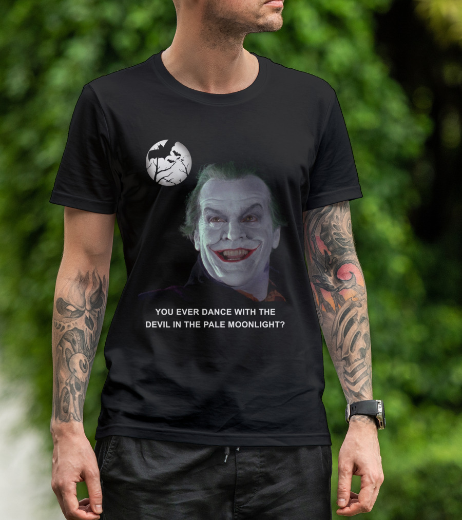 Joker Batman Jack Nicholson Smile Iconic Villain T-Shirt