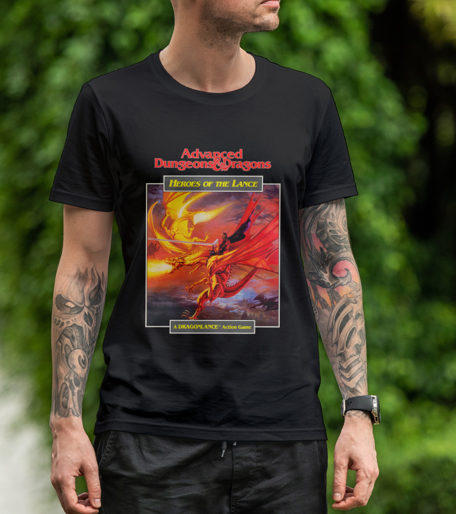Advanced Dungeons And Dragons Heroes Of The Lance Dragonlance Action Game T-Shirt