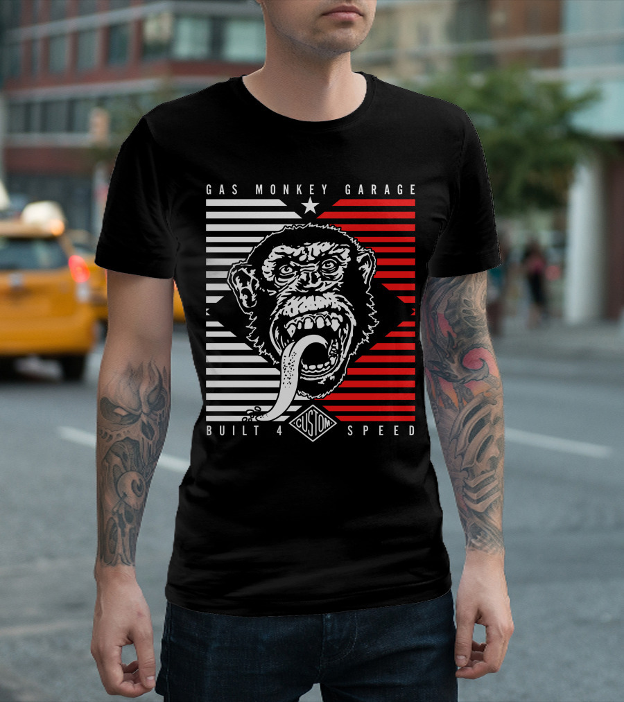Gas Monkey Garage Built 4 Speed Custom Stryper T-Shirt