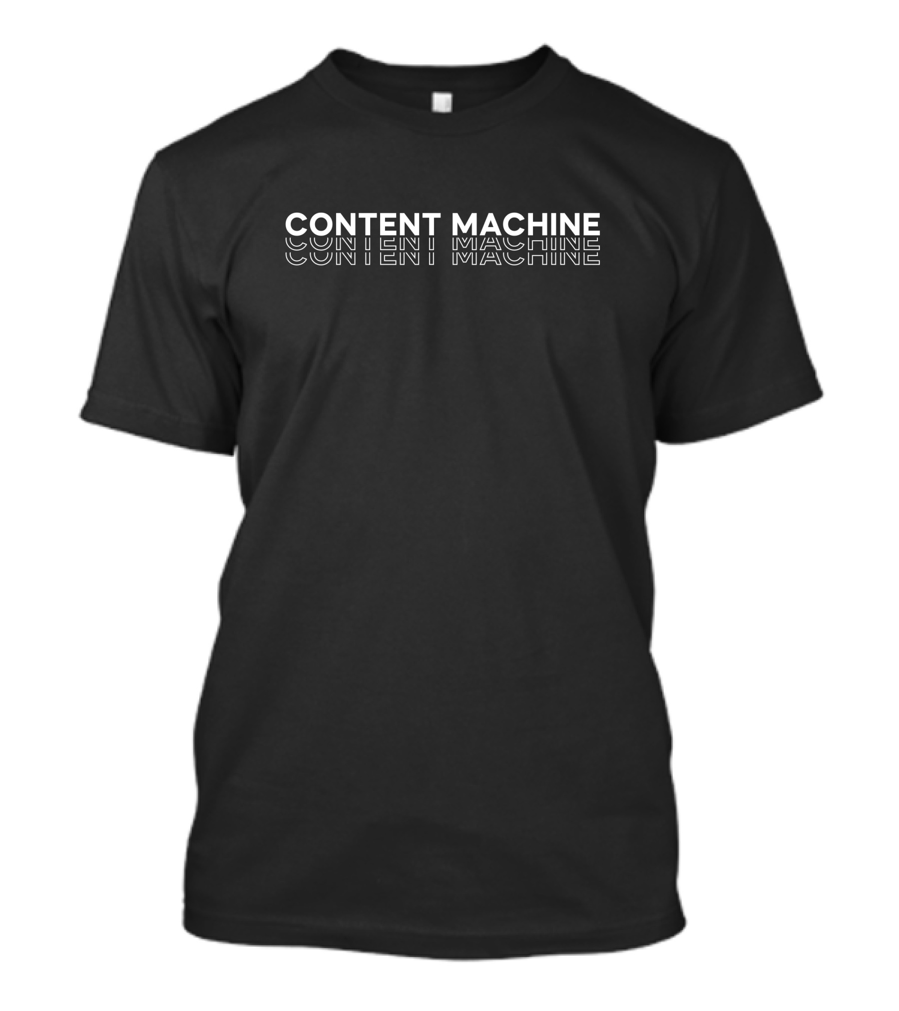 Yourfellowarab Content Machine Repeated Emphasis T-Shirt