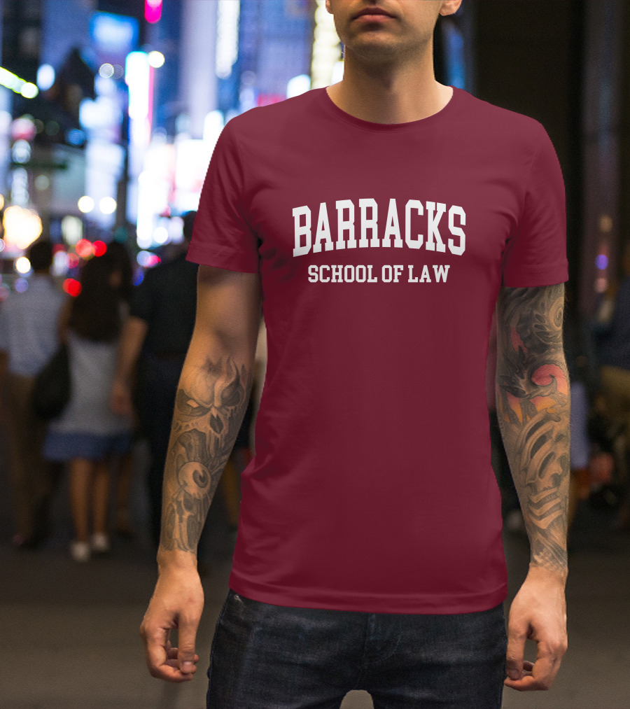 Barracks School Of Law T Glaxton KayakWolf T-Shirt